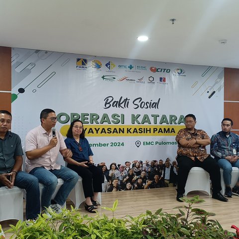 Bakti Sosial Operasi Katarak, Yayasan Kasih PAMA Jalin Kerja sama dengan RS EMC Pulomas