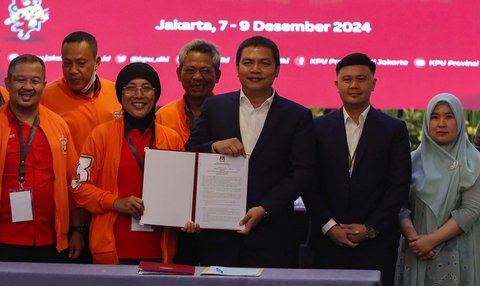 FOTO: Hasil Rekapitulasi Tingkat Provinsi, Pramono-Rano Menang Satu Putaran Pilkada Jakarta 2024