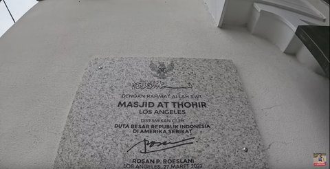Potret Masjid At-Thohir di Los Angeles