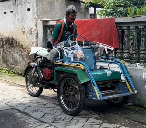 Saat Nara dan tim tiba di rumah Pak Slamet, rupanya Pak Slamet juga baru saja pulang usai bekerja. Ia pergi bekerja dengan mengendarai becaknya. Meski tubuhnya kaku, ia tetap semangat mencari nafkah untuk keluarganya.