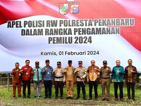 Kombes Jeki Pimpin Apel Polisi RW, Ajak Ciptakan Pemilu Damai