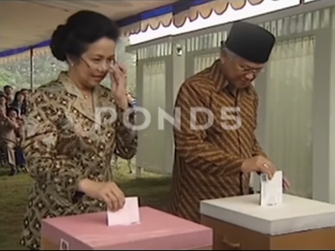 Potret Soeharto, Habibie hingga Megawati di Tahun 1999, Wajahnya Penuh Senyuman saat Pemilihan Legislatif