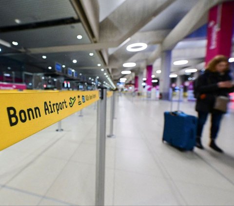 FOTO: Penampakan Bandara di Jerman Lumpuh dan Seluruh Penerbangan Dibatalkan, Ini Penyebabnya