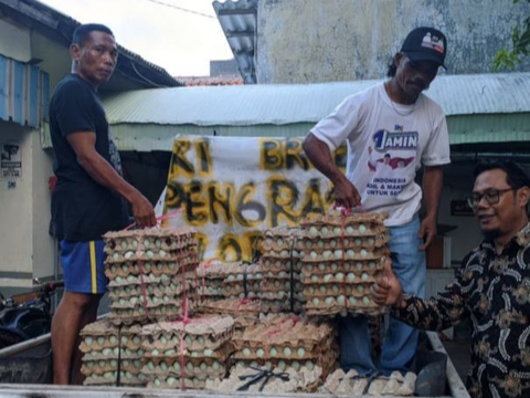 Story of Brebes Residents Donating 10 Thousand Salted Eggs for AMIN Campaign Participants at JIS