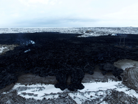 FOTO: Letusan Ketiga Gunung Berapi di Islandia Semakin Mengerikan Bikin Daratan Mendidih Seperti Neraka