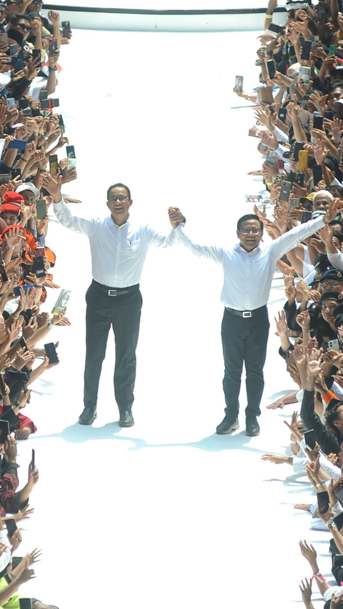 FOTO: Lautan Massa Pendukung Anies Penuhi JIS, Gemuruh Suara Seruan Perubahan Menggema