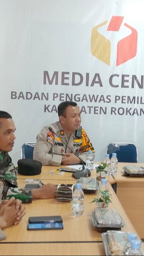 Polres Rohil Siap Bantu Tertibkan APK Peserta Pemilu 2024 di Masa Tenang