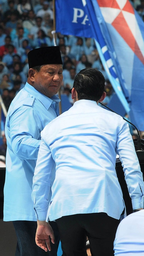 Prabowo menjelaskan program makan siang gratis ini bertujuan agar anak-anak Indonesia pintar dan cerdas. Foto: merdeka.com / Imam Buhori<br>