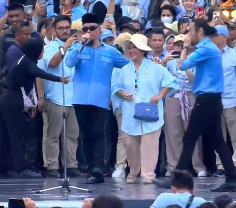 Kampanye Akbar Prabowo, Ahmad Dhani Sebut Titiek Soeharto Calon Ibu Negara