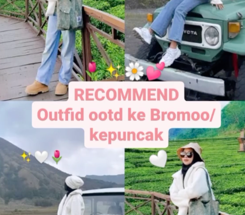 Wanita Ini Tak Sengaja Kembaran Baju dengan Satu Grup Pengunjung Lain di Bromo, Warganet: Pasti Nyari Rekomendasi Outfit