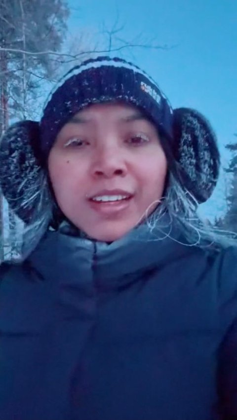 Viral WNI di Finlandia Ceritakan Pengalaman Berangkat Kerja di Suhu -28 Derajat Celsius, Rambut hingga Bulu Mata Membeku<br>