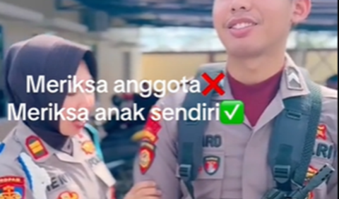 Sembari tetap memeriksa, sang ibu melempar ujaran yang tegas. Sang putra diingatkan soal prinsip profesionalitas. <br>