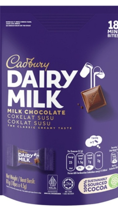 1. Cadbury Dairy Milk<br>