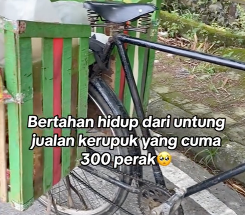 Hanya Untung Rp 300 Perak, Kakek Usia 100 Tahun Ini Bertahan Hidup dari Jualan Kerupuk Keliling