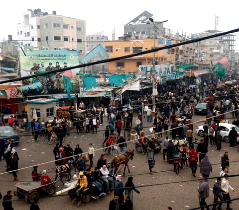 Israel Gempur Kota Terpadat di Gaza, Ratusan Warga Palestina Tewas