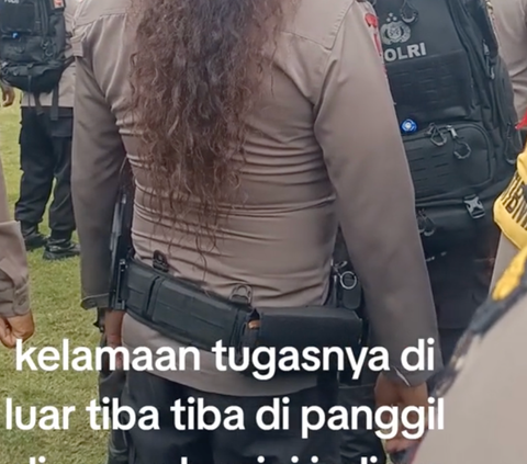 Viral Penampakan Polisi Gondrong saat Apel Pagi, Begini Potretnya Sekarang