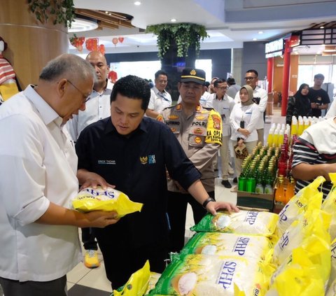 Menteri BUMN Pastikan Stok Beras Bulog Cukup untuk Penuhi Kebutuhan Ramadan dan Idulfitri