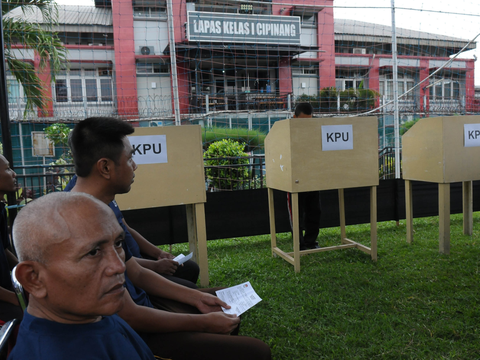 Melihat Persiapan Warga Binaan Mencoblos di TPS Lapas Cipinang