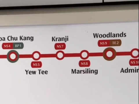 Viral Traveler Passing Through Kranji Station While Taking MRT in Singapore, Netizens: Almost Transiting in Bekasi