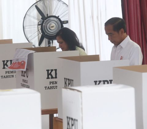 Jokowi usai Nyoblos: Kita Harap Pemilu 2024 jadi Pesta Rakyat, Berlangsung Jurdil