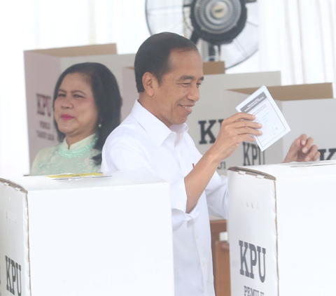 Jokowi soal Pilpres 2024 Satu Putaran: Kita Tunggu Bersama-sama