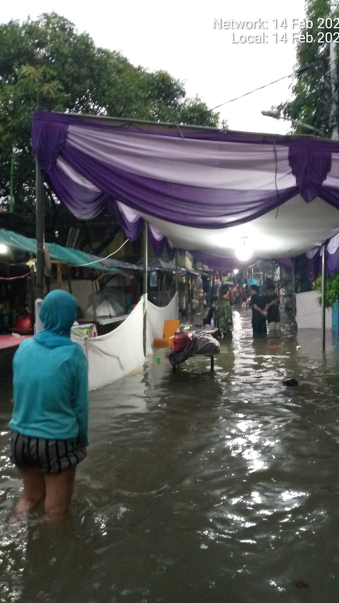 Jakarta Diguyur Hujan Deras Sejak Malam, Ini Titik-Titik Banjir di Hari Pencoblosan Pemilu