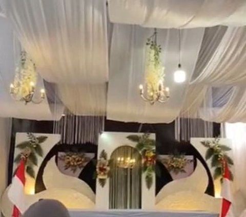 Luxurious! Polling Station in Lamongan Decorated like a Wedding Event