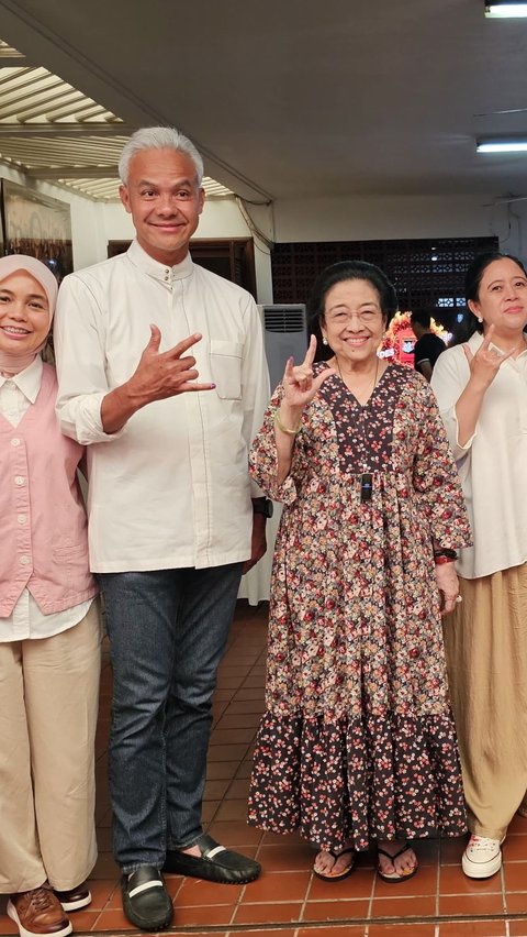 Jelang Quick Count, Ganjar dan Mahfud Merapat ke Kediaman Megawati di Teuku Umar