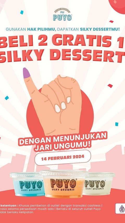 20 Promo Menggiurkan Pemilu 2024, Raih Diskon dengan Tunjukkan Tinta di Jarimu