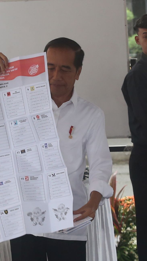 Suara Prabowo-Gibran Unggul di TPS Tempat Jokowi Nyoblos