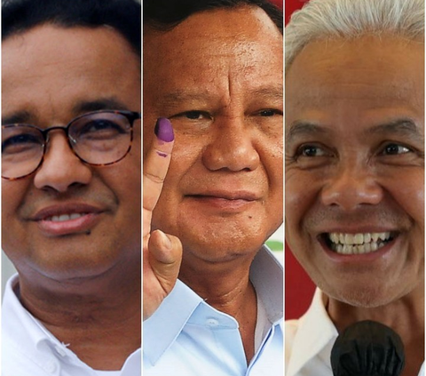 Quick Count SMRC Suara Masuk 53%, Anies: 25,20%, Prabowo: 58,21%, Ganjar: 16,59%