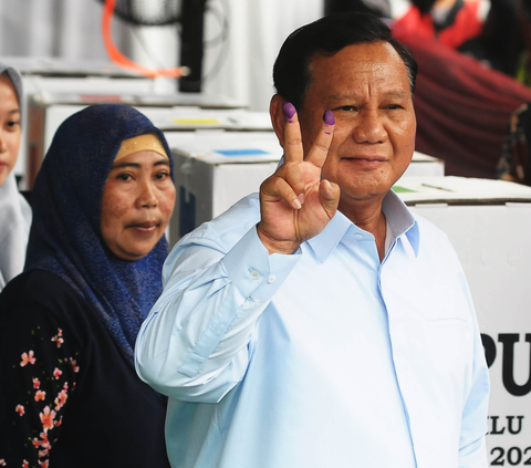 Quick Count LSI Denny JA 75,30% Suara Masuk: Anies 23,93%, Prabowo 58,84% dan Ganjar 17,23%