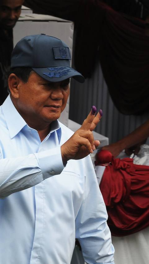Menunggu Quick Count, Prabowo Kumpul Bareng Elite Koalisi Indonesia Maju di Kertanegara