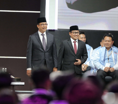 Capres-Cawapres nomor urut 1 Anies Baswedan dan Muhaimin Iskandar: 12,01 persen