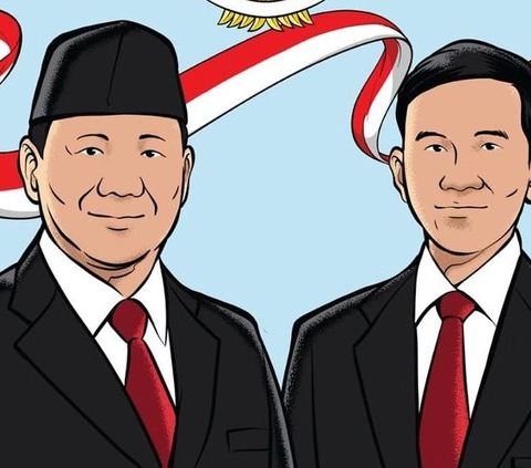 Menang Versi Quick Count, Gibran Unggah Foto Bersama Prabowo Berlatar Garuda Pancasila 'Indonesia Maju'