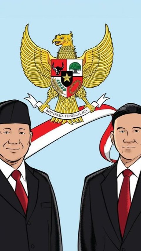 Menang Versi Quick Count, Gibran Unggah Foto Bersama Prabowo Berlatar Garuda Pancasila 'Indonesia Maju'