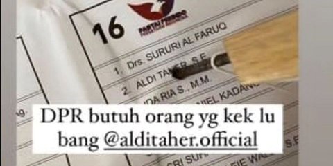 Aldi Taher Sampai Terharu Mengklaim Pemilihnya di Pemilu 2024: MasyaAllah Gak Nyangka Banyak yang Nyoblos