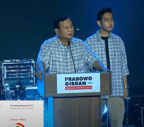 Pidato Kemenangan, Prabowo Sebut Lumayan Kenal dengan Presiden Ke-2 RI, Satu Istora Senayan Tertawa 'Kalian Gak Percaya'