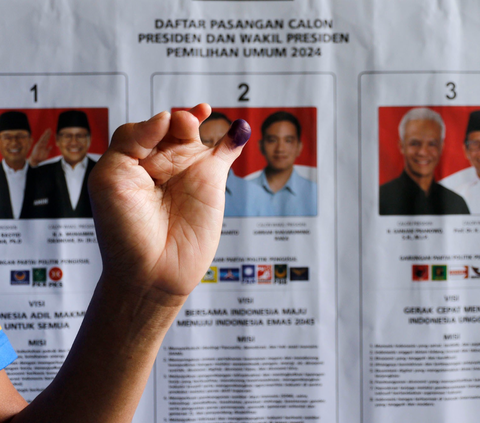 Real Count KPU Suara Masuk 50,36% di DKI Jakarta: Anies 38,89%, Prabowo 41,79%, Ganjar 19,31%