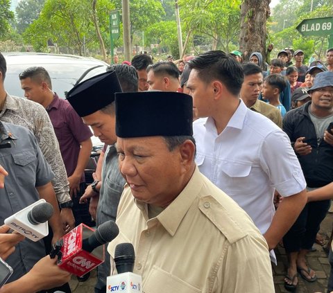 Respons Prabowo Ditanya Soal Pertemuan dengan Jokowi di Tengah Quick Count Pilpres 2024