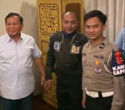 Momen Prabowo Subianto Ucapkan Terima Kasih pada Orang yang Selalu Mengawalnya, 'Mereka Pertaruhkan Nyawa untuk Saya'