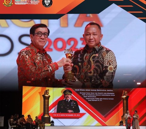 Berhasil Ungkap Kasus-Kasus Big Fish, Jaksa Agung Raih Penghargaan Nawacita Award 2023