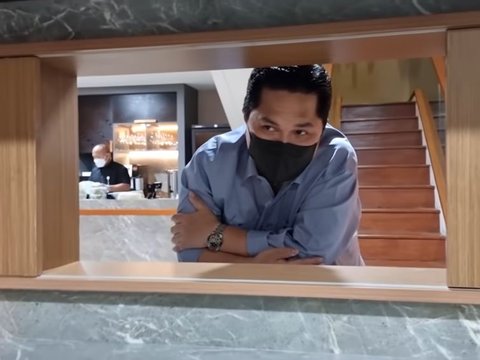 Peek into Erick Thohir's Cool Kitchen Space, All Marble and Stainless Steel, Designed like a Five-Star Luxury Restaurant