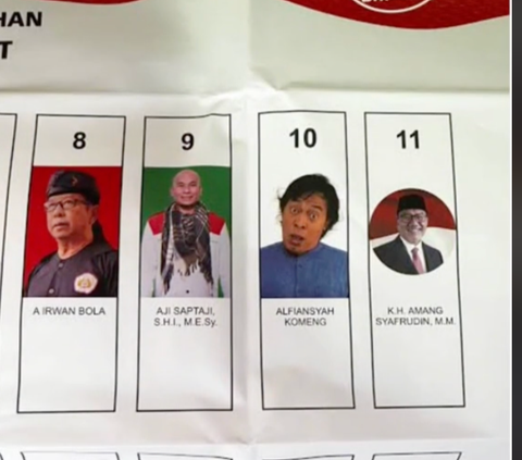Funny Answer from Komeng when Asked to be Called Senator or Uhuy, If Elected as a Member of Parliament
