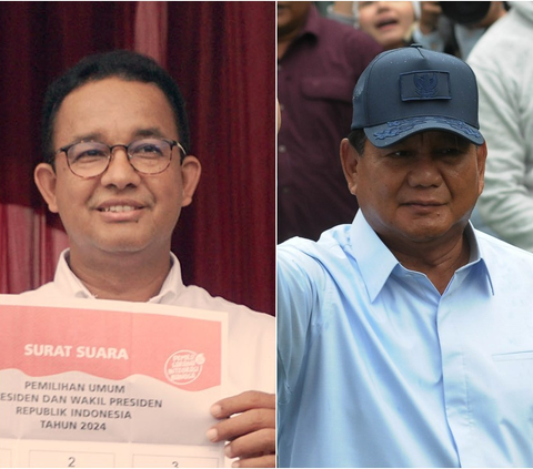 Quick Count Akhir LSI Denny JA: Prabowo-Gibran 58,47%, Anies-Muhaimin 24,99%, Ganjar-Mahfud 16,56%
