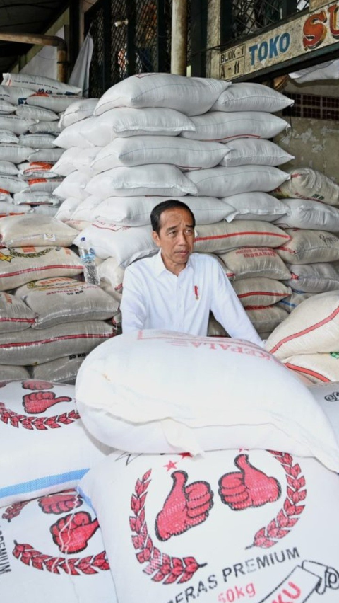 Jokowi Pastikan Stok Beras Aman saat Ramadan