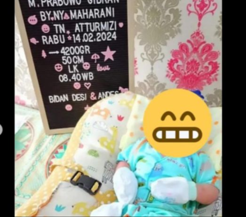 Lahir di Hari Pencoblosan, Bayi di OKI Diberi Nama Muhammad Prabowo Gibran