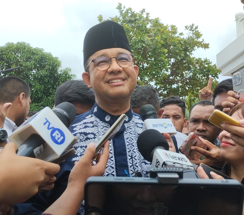 Anies Responds to Gibran's Desire to Visit After Leading in Quick Count: Later Only, the Calculation is Not Finished Yet