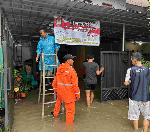 Tertunda Karena Banjir, 17 TPS di Jakut Bakal Lakukan Pemungutan Suara Lanjutan 24 Februari