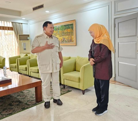 Khofifah Minta Prabowo Tidak Melupakan Masyarakat Jatim yang Mayoritas Memilih Paslon 02